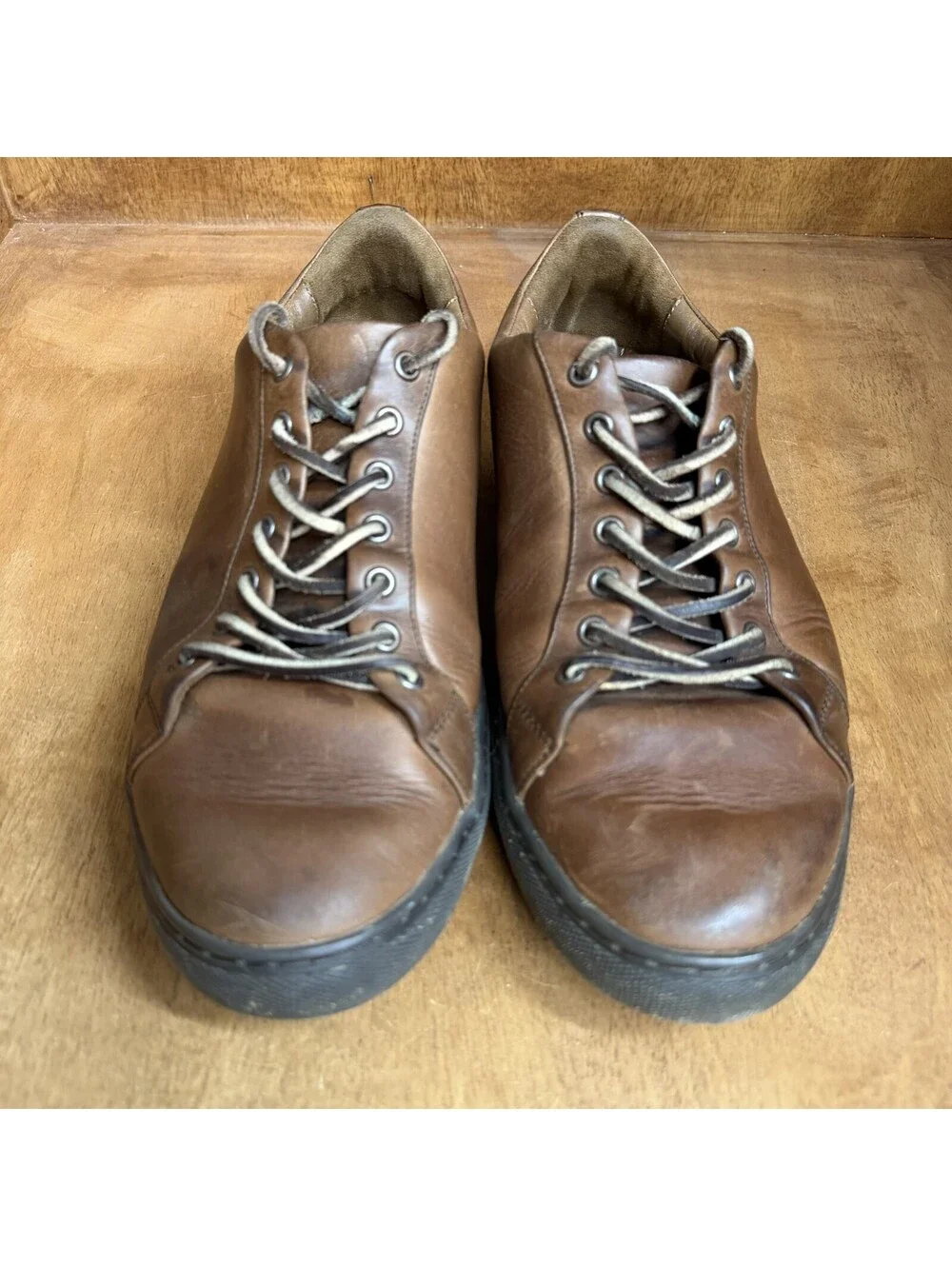 Thursday Boots Co. Everyday Low Top Shoes Sneakers Brown Leather Mens Size 9.5